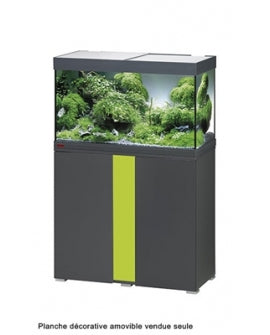 EHEIM Proxima Scape 175 Aquarium 175L 71x51x125cm 8mm Blanc Brillant avec Meuble