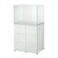 EHEIM Proxima Scape 175 Aquarium 175L 71x51x125cm 8mm Blanc Brillant avec Meuble