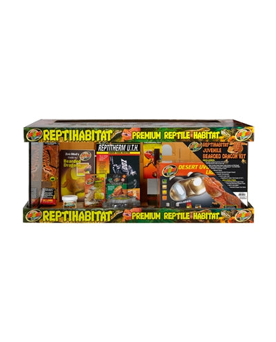 ZOOMED ReptiHabitat Kit Juvenile Dragon Barbu 76x30x30cm Terrarium Complet 20 Gallons
