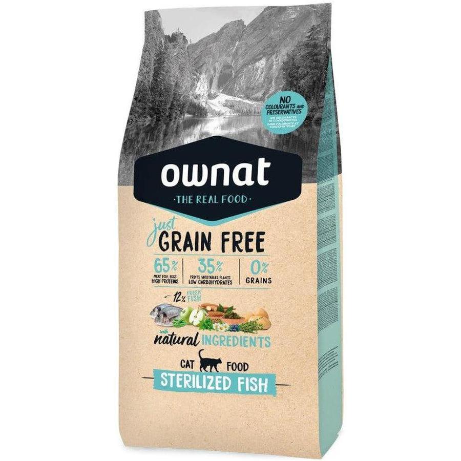 OWNAT Just Grain Free Sterilized Fish Cat 1kg