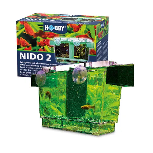 HOBBY-DOHSE AQUARISTIK Pondoire flottant NIDO 2 pour aquarium 21x16x14cm