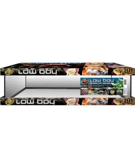 ZOOMED Cuve Low Boy 91x46x25 cm Aquarium/Terrarium Verre Ultra-Large