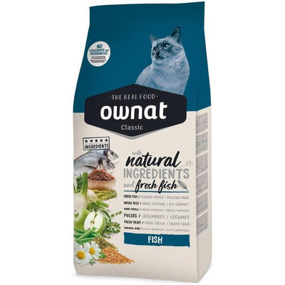 OWNAT Classic Fish Cat Croquettes pour Chat Adulte Poisson Frais 3kg