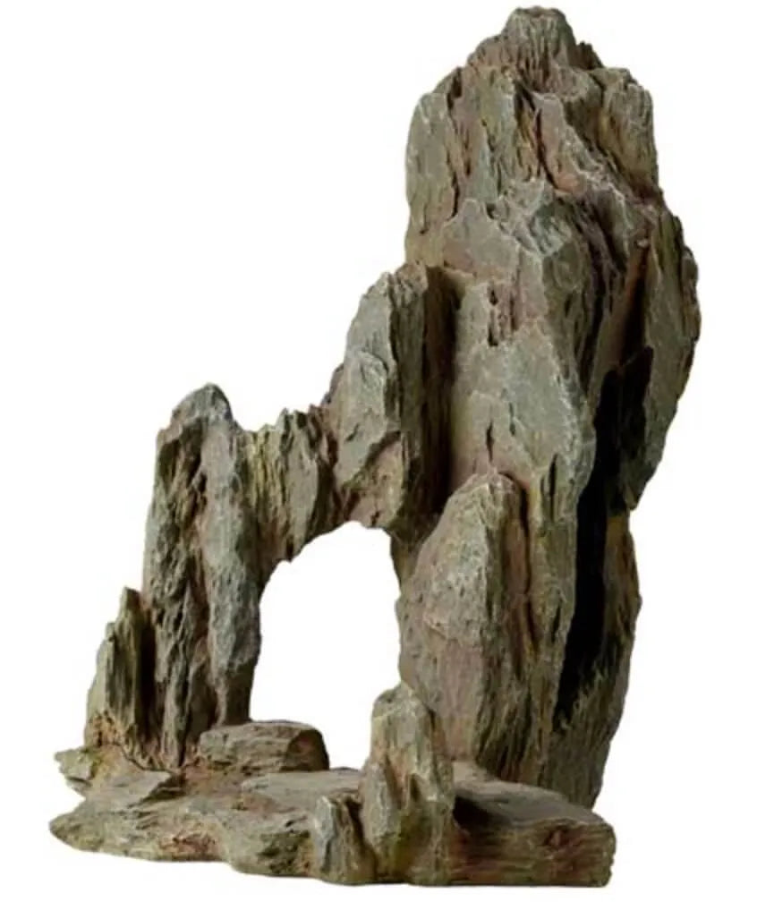 HOBBY-DOSHE AQUARISTIK Abreuvoir Bark 2 pour reptiles 14x14x5 cm marron en résine