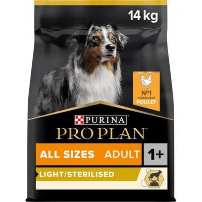 PRO PLAN All Size Adult Light/Sterilised Riche en Poulet de Haute Qualité