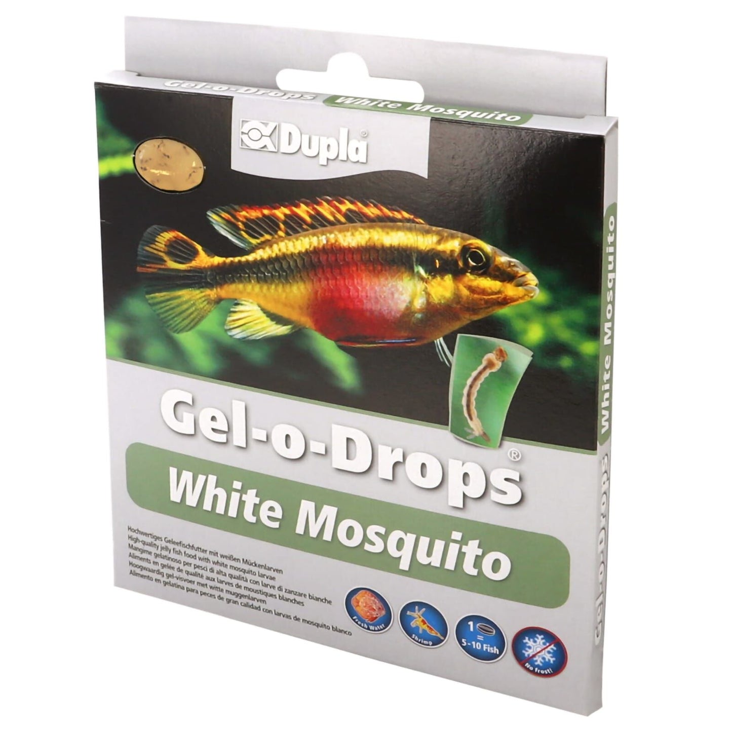 DUPLA Gel-O-Drops 24 Bugs & Proteins Nourriture en Gel pour Poissons Tropicaux 12x2g