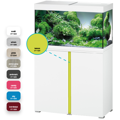 EHEIM Planche décorative amovible VIVALINE Urban Gris Clair pour Aquarium Vivaline LED