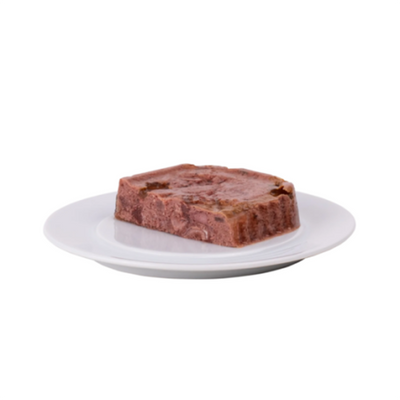 EQUILIBRE & INSTINCT Terrine pour chat âgé riche en volaille et aux courgettes 12x100g