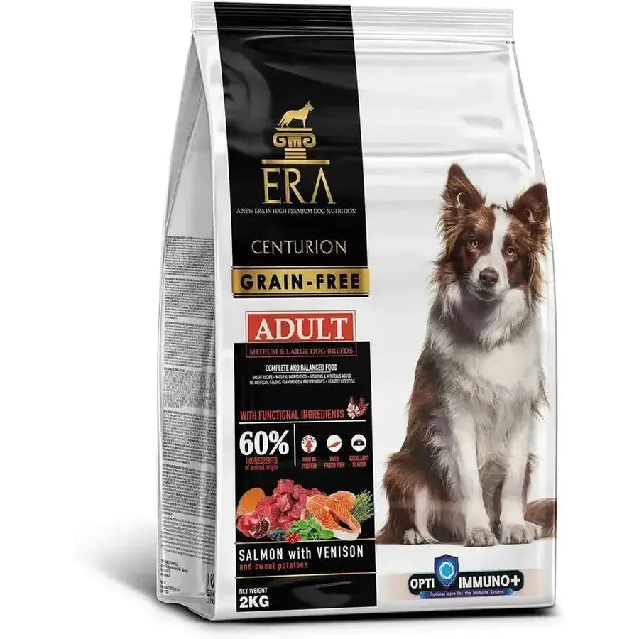 Era Centurion Sans Cereales Adulte Moyenne/Grande - Saumon & Venaison