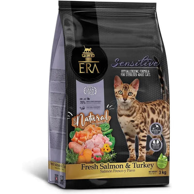 ERA Centurion Sans Cereales  ADULTE SENSIBLE STÉRILISÉ – Saumon frais & dinde 1,25 kg