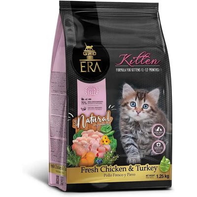 ERA Centurion Sans Cereales CHATON.- Poulet frais & dinde 1,25 kg