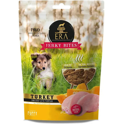 ERA Jerky Puppy Snack - Dinde enrichie de citrouille 90 g. NOUVEAU