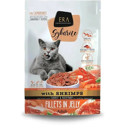 ERA SYBARITE ADULTE – CREVETTES ENRICHIES AVEC CAROTTE ET ROMARIN 85g NOUVEAU