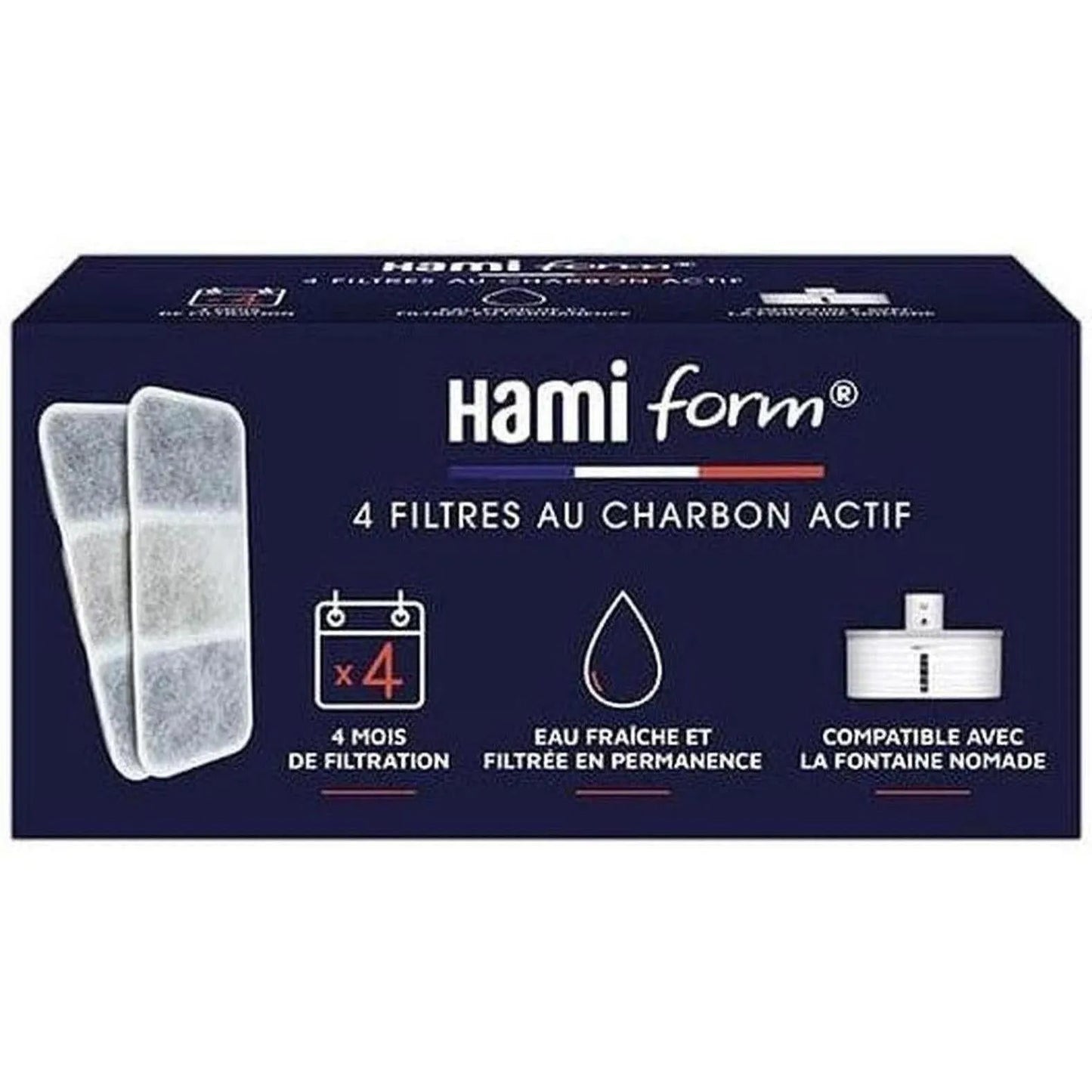 HAMIFORM Fontaine à eau Nomade 2,5L Fontaine automatique sur batterie écran tactile USB-C