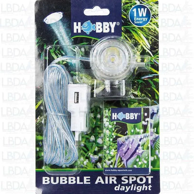 HOBBY-DOSHE AQUARISTIK Spot submersible à LED blanche 1W Bubble Air Daylight