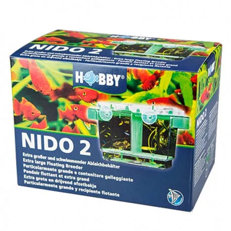 HOBBY-DOHSE AQUARISTIK Pondoire flottant NIDO 2 pour aquarium 21x16x14cm