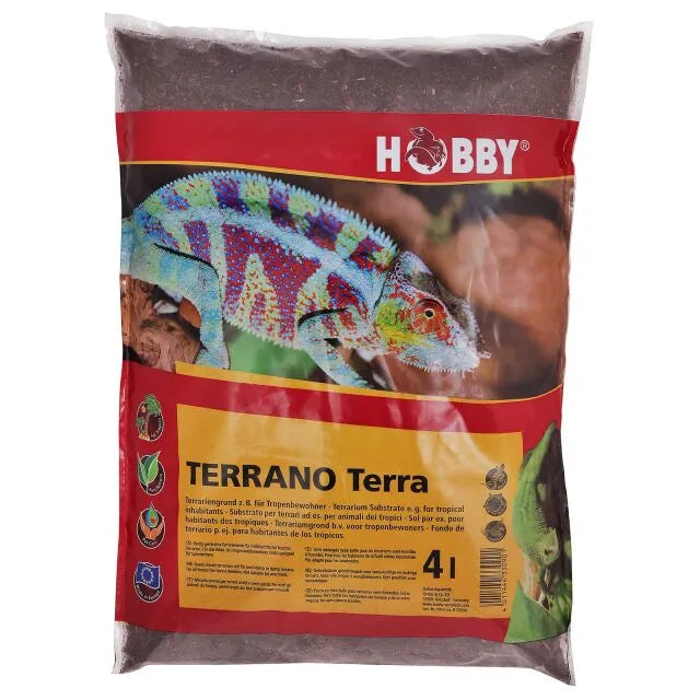 HOBBY-DOSHE AQUARISTIK Terrano Black Desert Ground Substrat Terrarium Désert 5kg