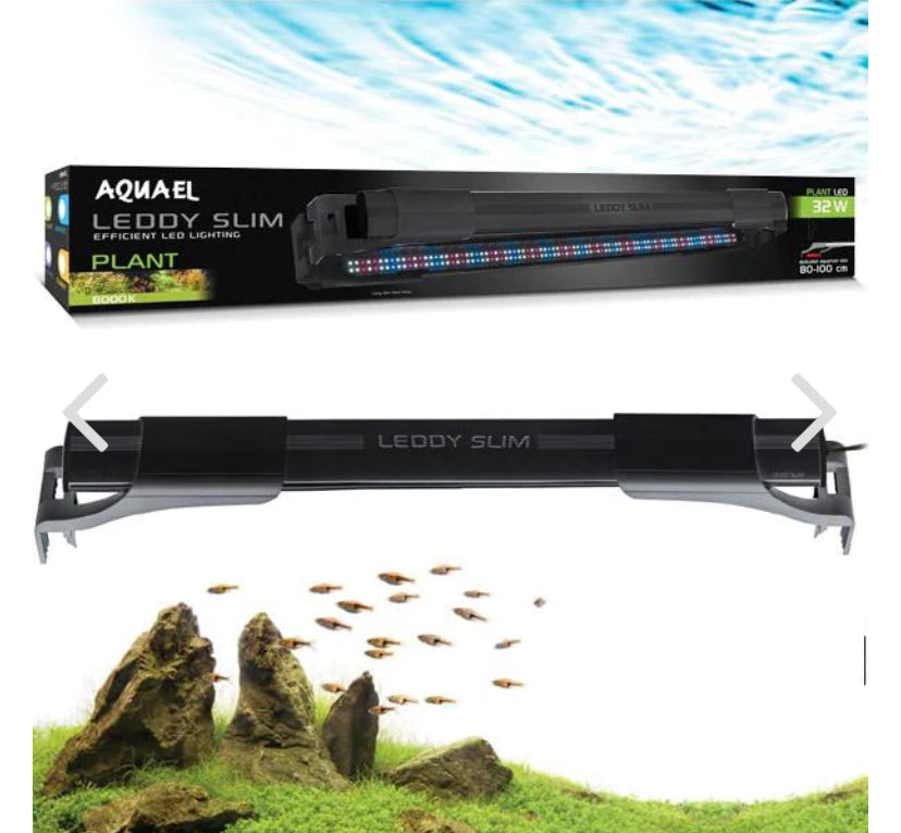 AQUAEL LEDDY SLIM 32W MARINE 2.0 Noir Éclairage LED Aquarium Marin 80-100cm