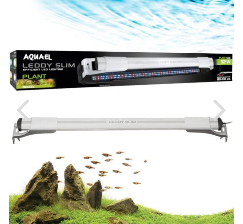 AQUAEL LEDDY SLIM 32W MARINE 2.0 Noir Éclairage LED Aquarium Marin 80-100cm