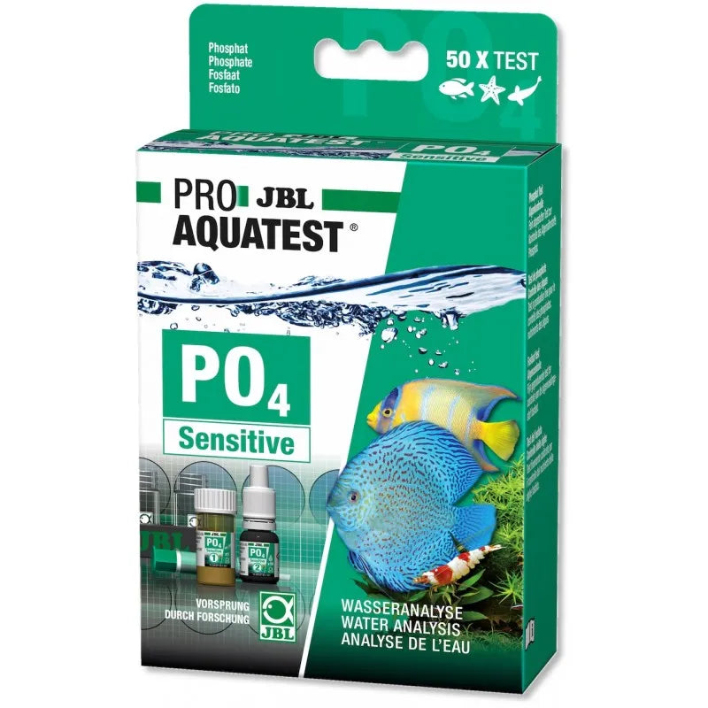 JBL ProAqua PO4 Phosphat Test-Set Koi Kit de Test Colorimétrique pour Bassin 50 Tests