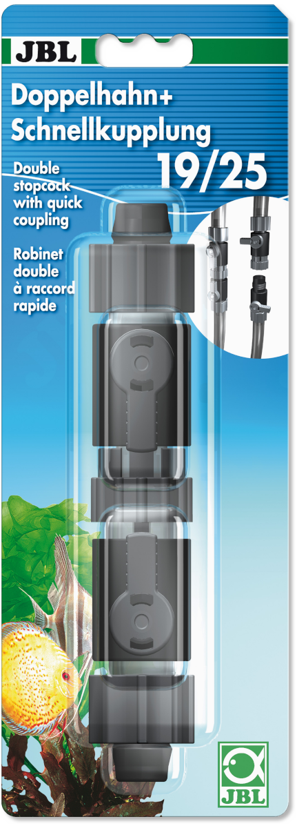 JBL Robinet double à raccord rapide 19/25 mm