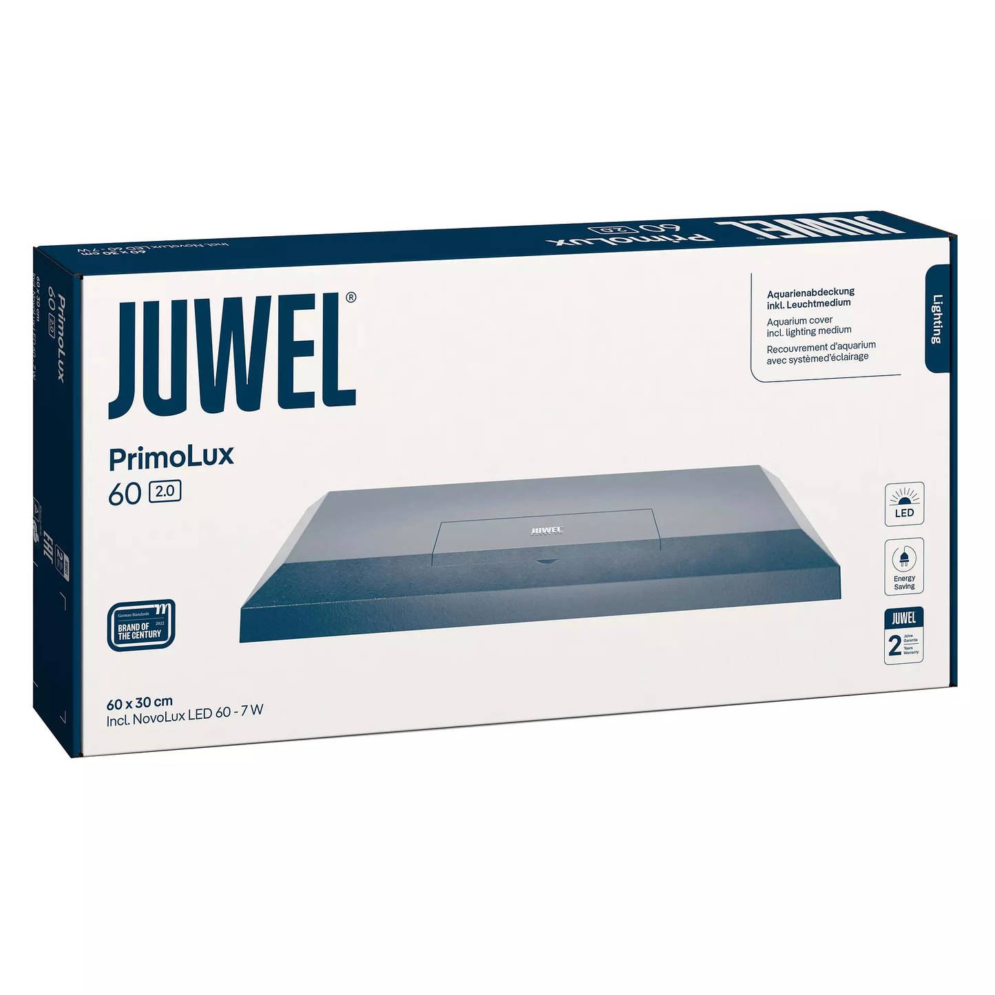 JUWEL PrimoLux 60 2.0 Noir Couvercle d'aquarium LED 60x30cm