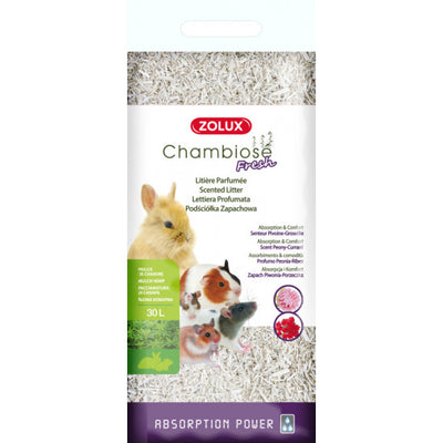 ZOLUX Litière Chambiose Pivoine-Groseille 30L