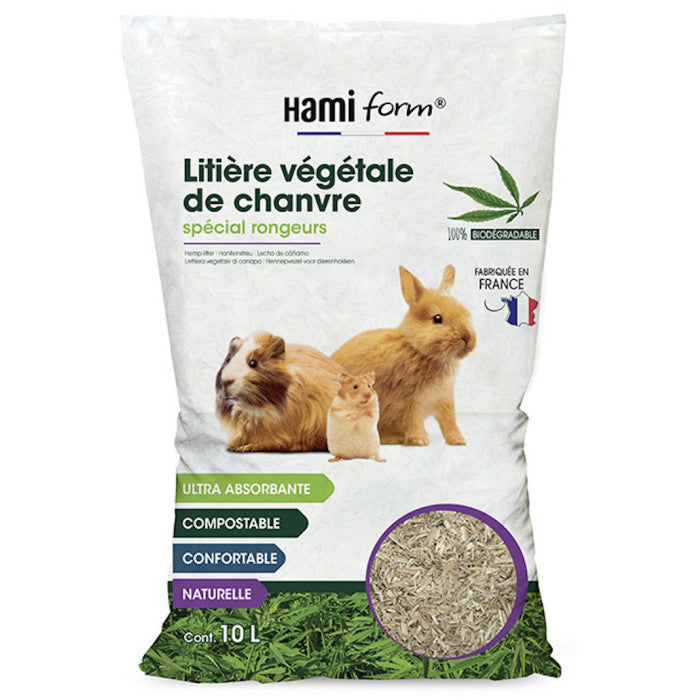 HAMIFORM Litière Végétale Granulés 10L