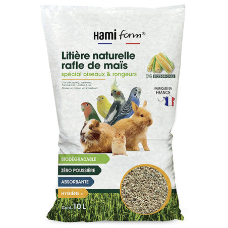 HAMIFORM Litière Végétale Granulés 10L