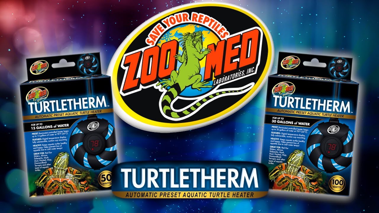 ZOOMED TurtleTherm Chauffage Aquatique Automatique 25W pour Tortues Aquarium jusqu'à 7-8L