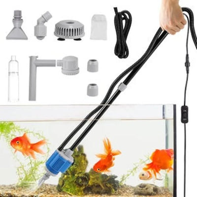 LAROY Aspirateur pour Aquarium avec Sac Facile à Nettoyer Longueur Réglable 40 cm