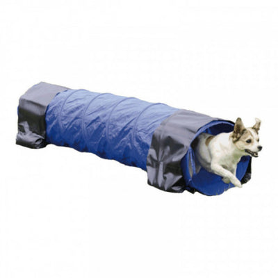 TRIXIE Mini Tunnel Fun Agility Ø 40 cm x 2 m Bleu
