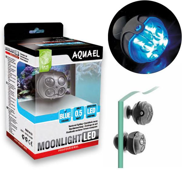 AQUAEL Spot submersible à LED bleu MOONLIGHT Éclairage nocturne pour aquarium