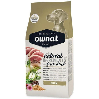 OWNAT Classic Duck Croquettes pour Chien Adulte Toutes Races 12kg