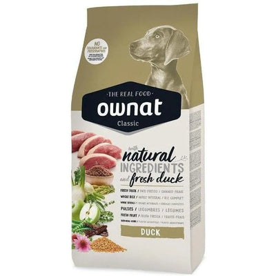 OWNAT Classic Duck Croquettes pour Chien Adulte Toutes Races 12kg