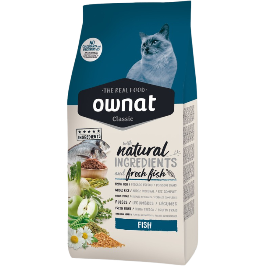OWNAT CLASSIC FISH Croquettes pour Chien Adulte Toutes Races au Poisson Frais 20kg