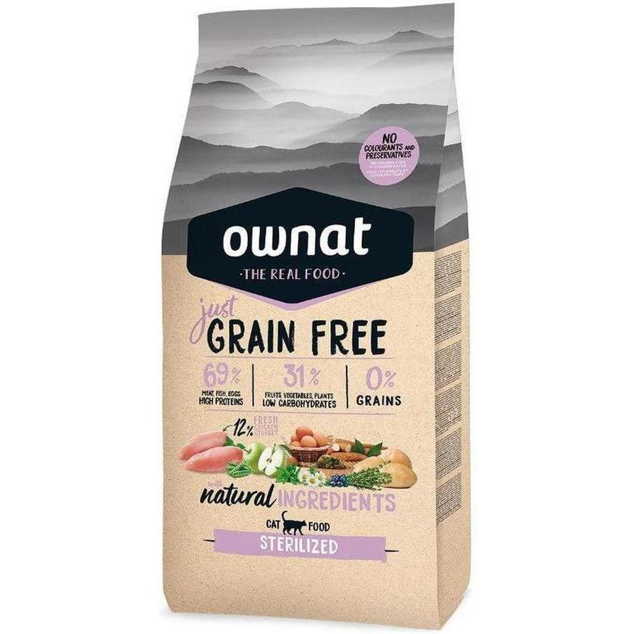 OWNAT Just Grain Free Sterilized Fish Cat 1kg