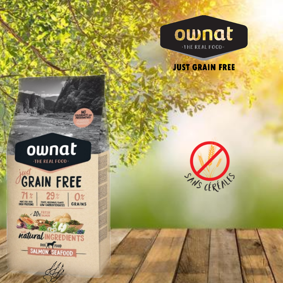 OWNAT Just Grain Free Salmon & Seafood 14kg