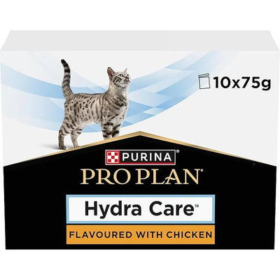 PURINA PRO PLAN Hydra care hydratation au goût de poulet 10x75g