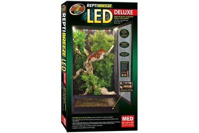 ZOOMED Terrarium ReptiBreeze LED Deluxe X-Large 61x61x122cm