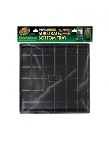 ZOOMED ReptiBreeze Substrate Tray pour NT10 NT11 NT15 Bac à substrat plastique amovible 16x16x2 pouces