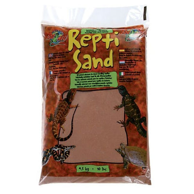 ZOOMED Repti Sand Noir 4,5kg Substrat Naturel pour Reptiles Désertiques