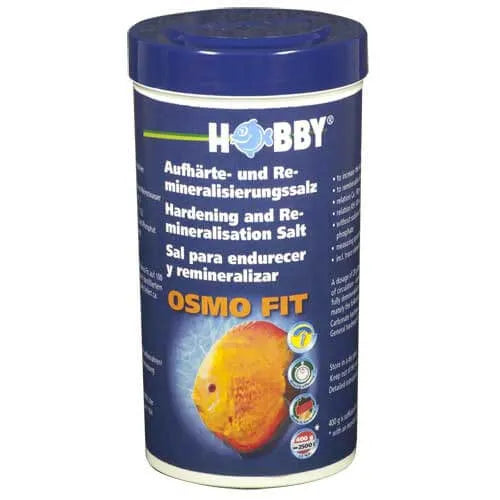 HOBBY-DOSHE AQUARISTIK Osmo Fit 400g Sel minéral pour reminéralisation et durcissement de l'eau osmosée