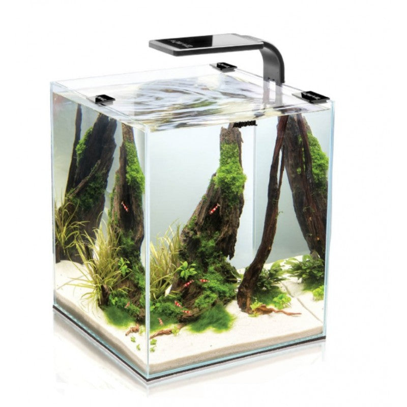 AQUAEL Aquarium ShrimpSet Smart D&N 30 Noir 30L