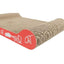 TRIXIE Plaque Griffoir pour Chaton en Carton Forme Souris Blanc 35x2,5x29,5cm