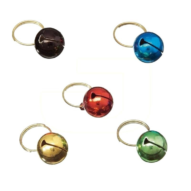 TRIXIE Clochette en métal pour chat avec anneau de fixation Coloris assortis