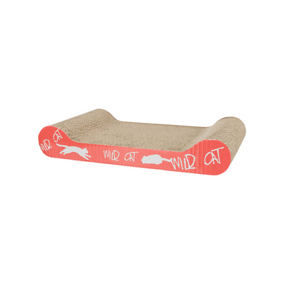 TRIXIE Plaque Griffoir pour Chaton en Carton Forme Souris Blanc 35x2,5x29,5cm