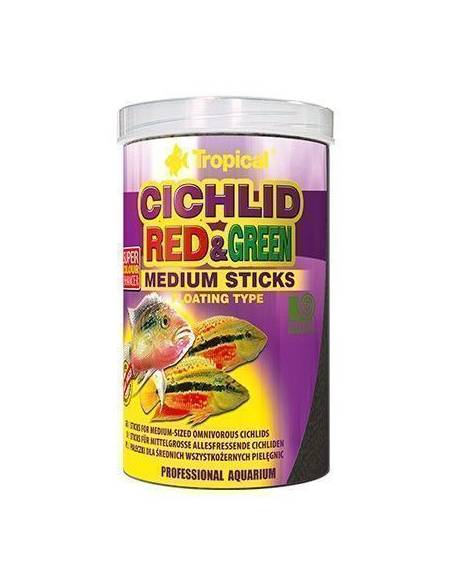 TROPICAL Cichlid Red & Green Medium Sticks 5L/1.8kg