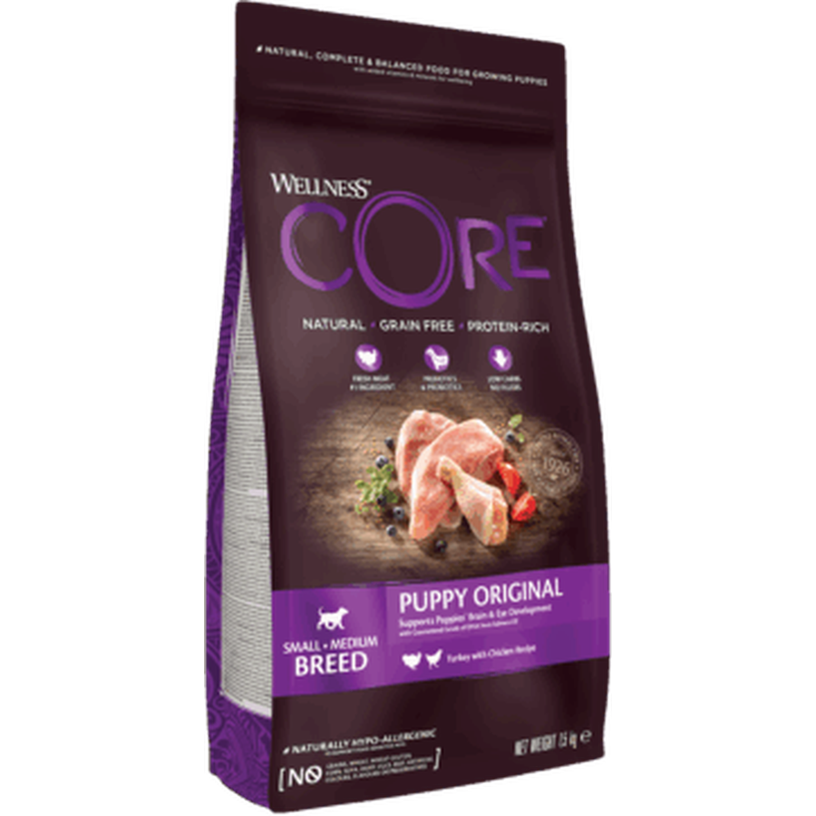 WELLNESS CORE Chien Croquettes Dinde Poulet 10,8kg