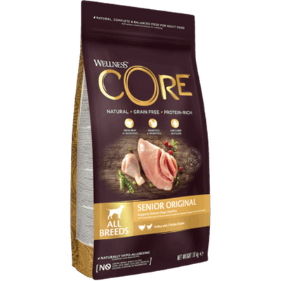 WELLNESS CORE Chien Croquettes Dinde Poulet 10,8kg